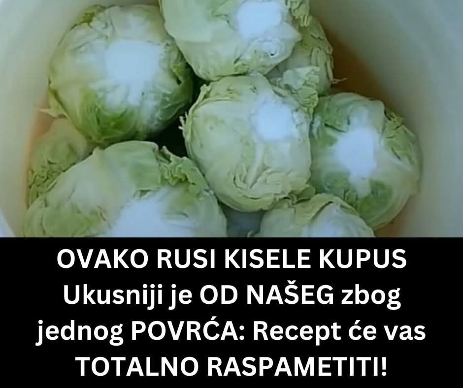 OVAKO RUSI KISELE KUPUS Ukusniji je OD NAŠEG zbog jednog POVRĆA: Recept će vas TOTALNO RASPAMETITI!