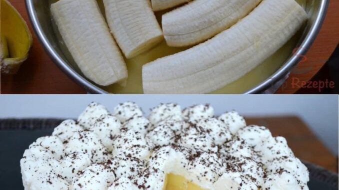 BANANA I PUDING: Savršen desert za samo nekoliko minuta, bez potrebe za pečenjem!