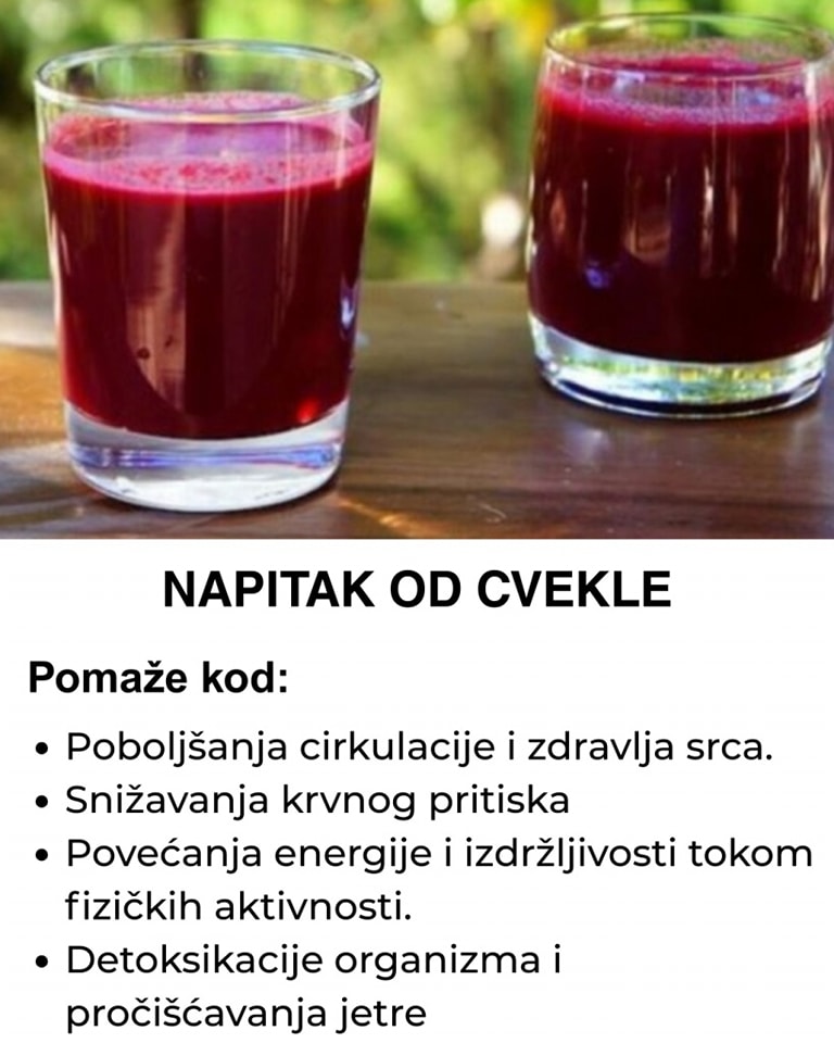 Napitak od cvekle je prirodni eliksir – Pravi je lijek za zdravlje srca, detoksikaciju i još mnogo toga