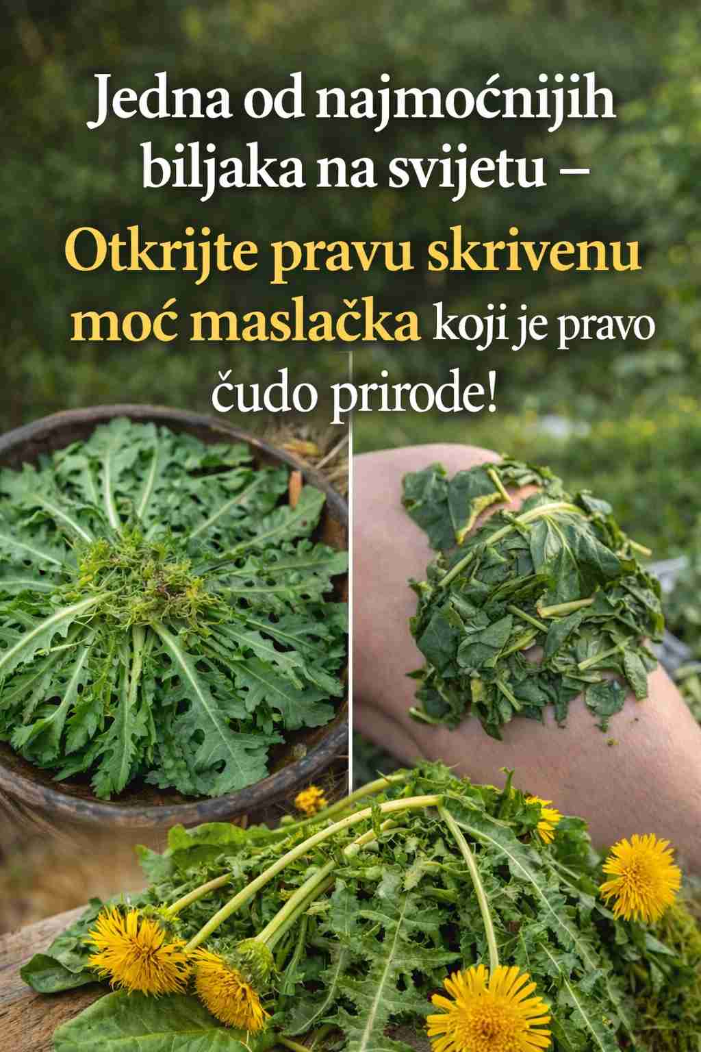 Jedna od najmoćnijih biljaka na svijetu – Otkrijte pravu skrivenu moć maslačka koji je pravo čudo prirode