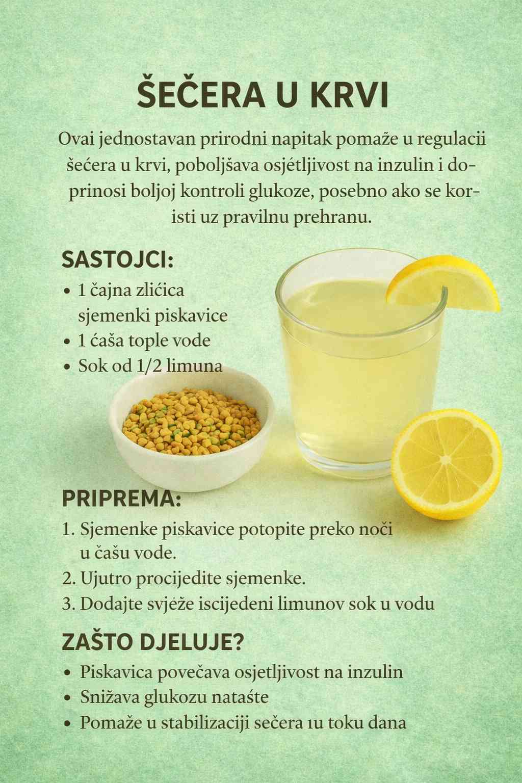 Ove namirnice mogu sniziti šećer u krvi