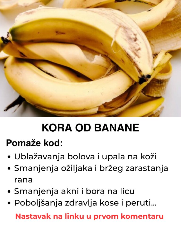Kora od banane – Neiskorišteni prirodni lijek za zdravlje kože, kose i tijela
