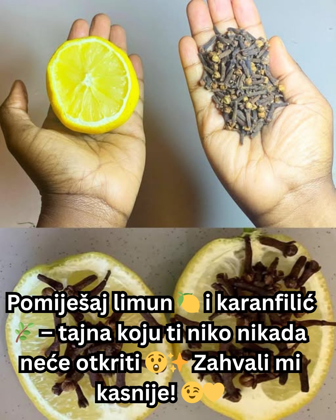 Otkrijte Moćne Prednosti Karanfilića, Limuna i Luka: Prirodna Kombinacija za Zdravlje i Dom 🌿