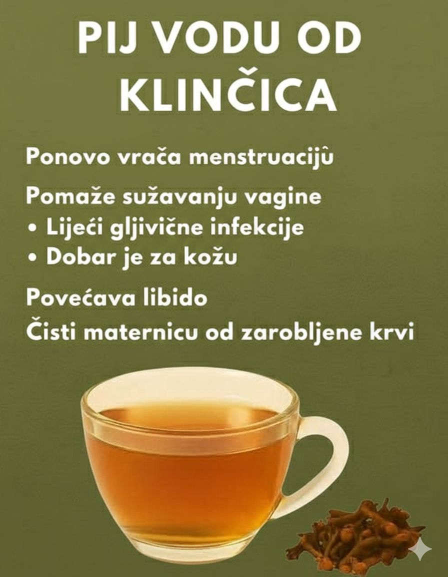 🌿 Voda od karanfilića – prirodni napitak za zdravlje