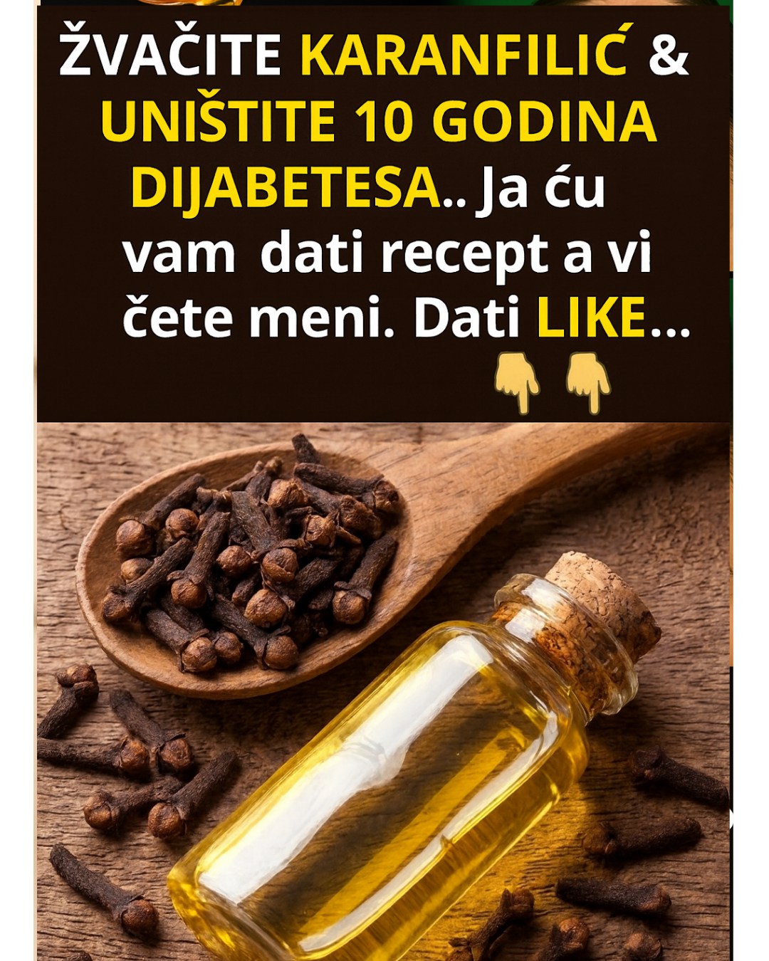Samo dva karanfilića dnevno mogu spriječiti mnoge bolesti…