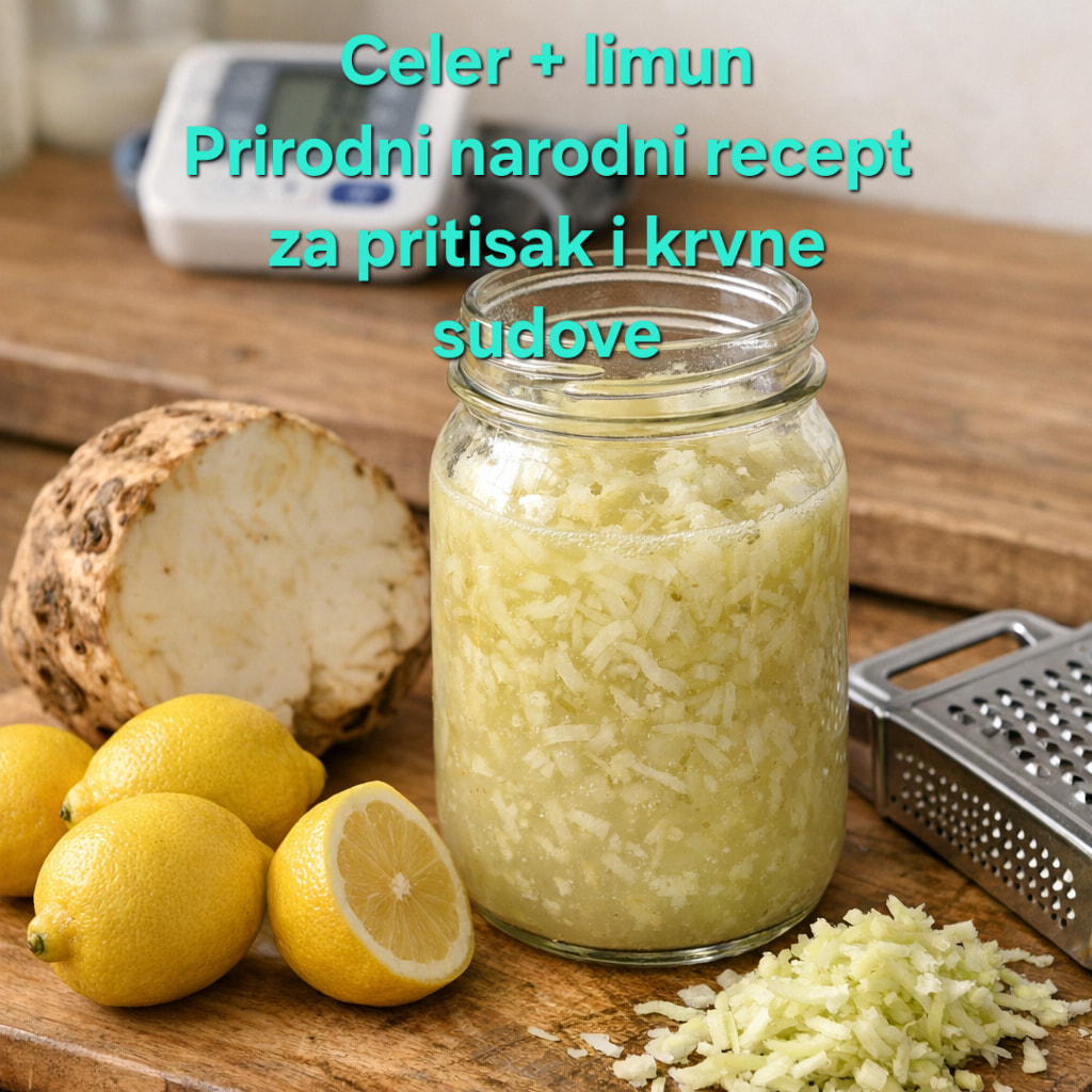 Celer i limun – prirodni narodni recept za pritisak i krvne sudove