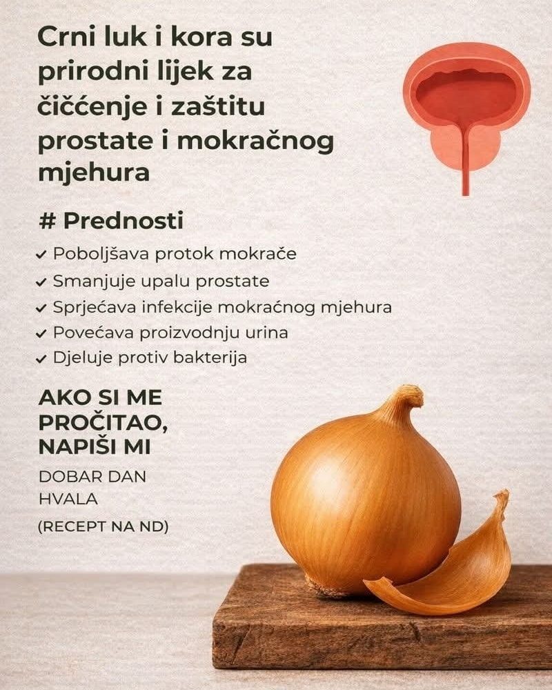 SNIŽAVA ŠEĆER I PRITISAK, LIJEČI HEMOROIDE: A dovoljno je samo da 7 dana jedete crni luk na ovaj način…