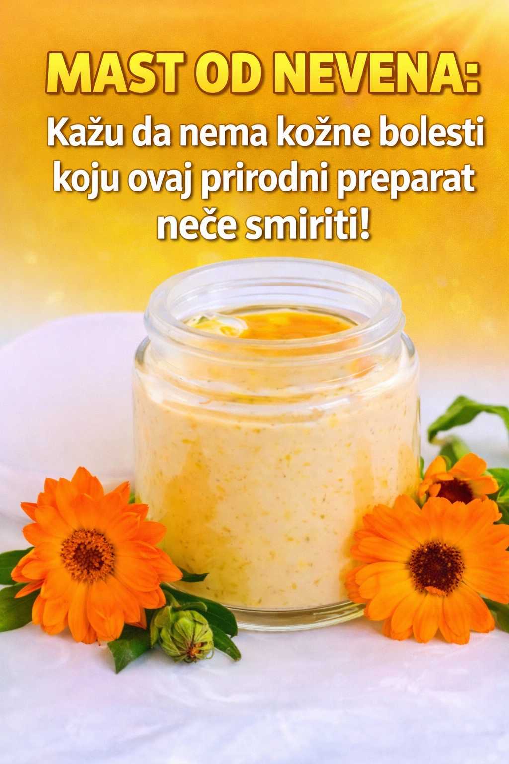 Mast od nevena – prirodni saveznik za zdravu i njegovanu kožu