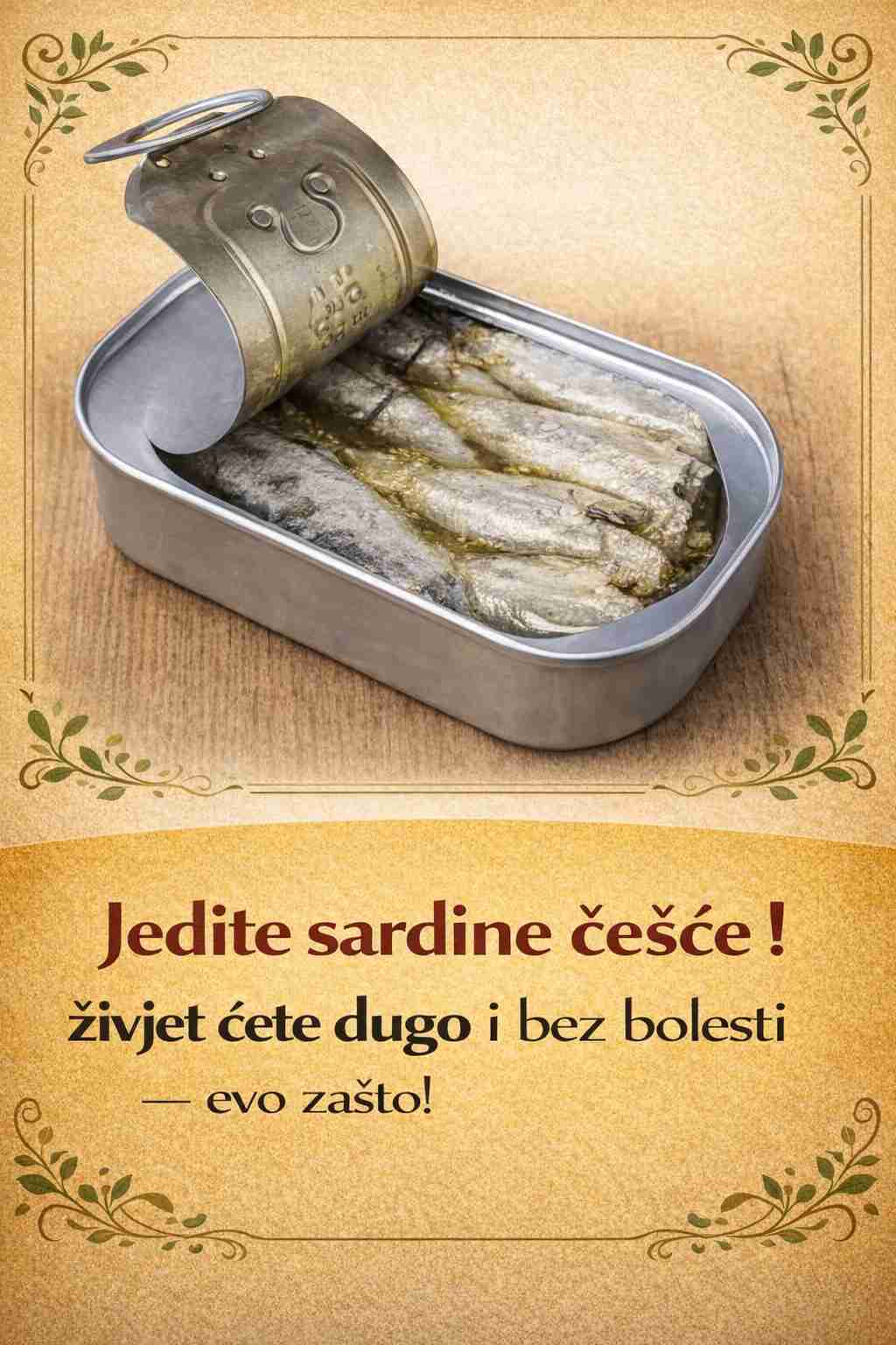 JEDITE SARDINE ČEŠĆE I ŽIVJET ĆETE DUGO I BEZ BOLESTI – EVO ZAŠTO!
