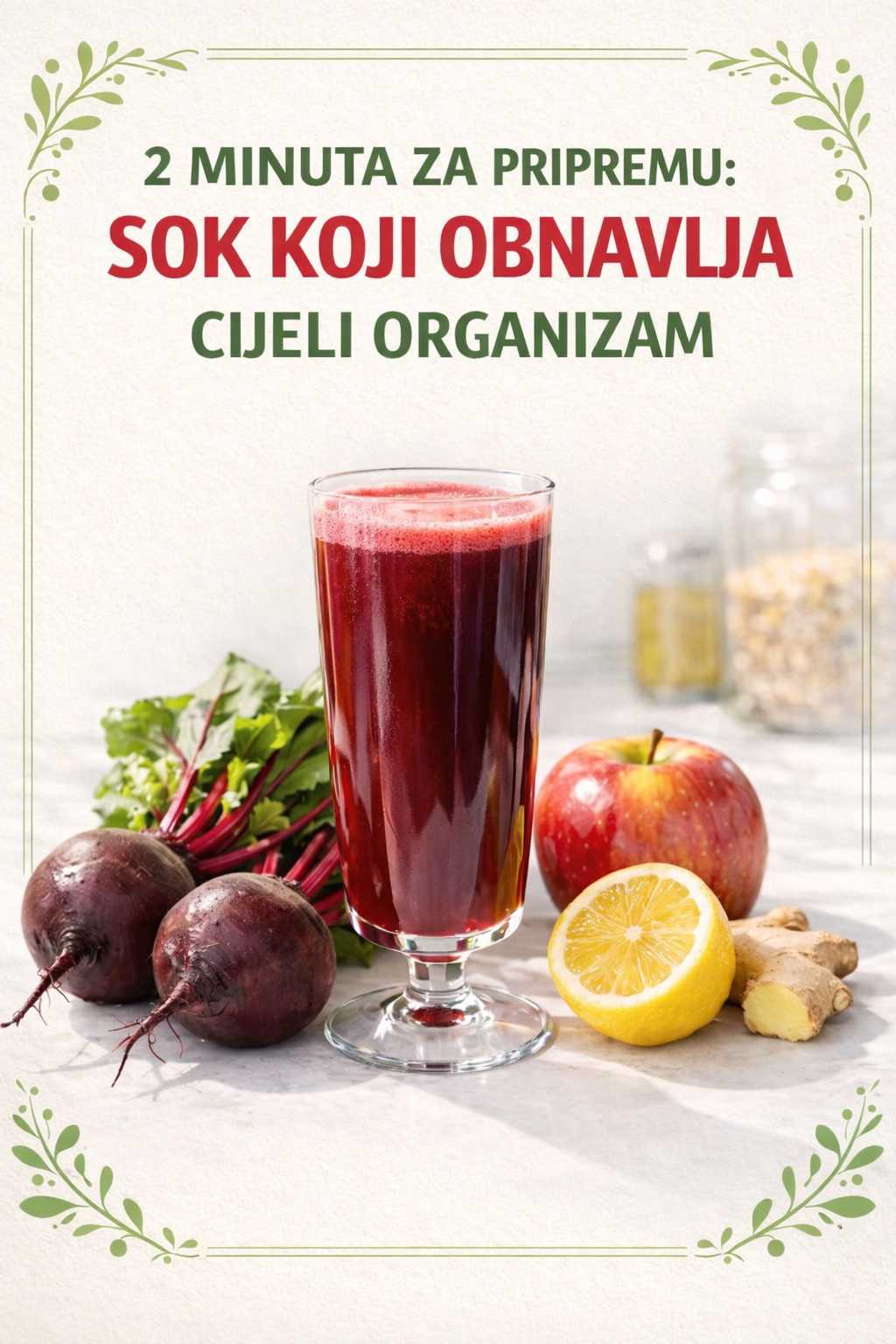 Tečna transfuzija: Sok od cvekle koji za 2 minuta pripremate, a za 2 sata obnavlja krv i čisti jetru!