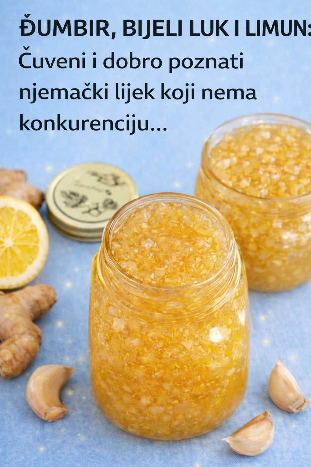 ĐUMBIR, BIJELI LUK I LIMUN: Čuveni i dobro poznati njemački lijek koji nema konkurenciju…