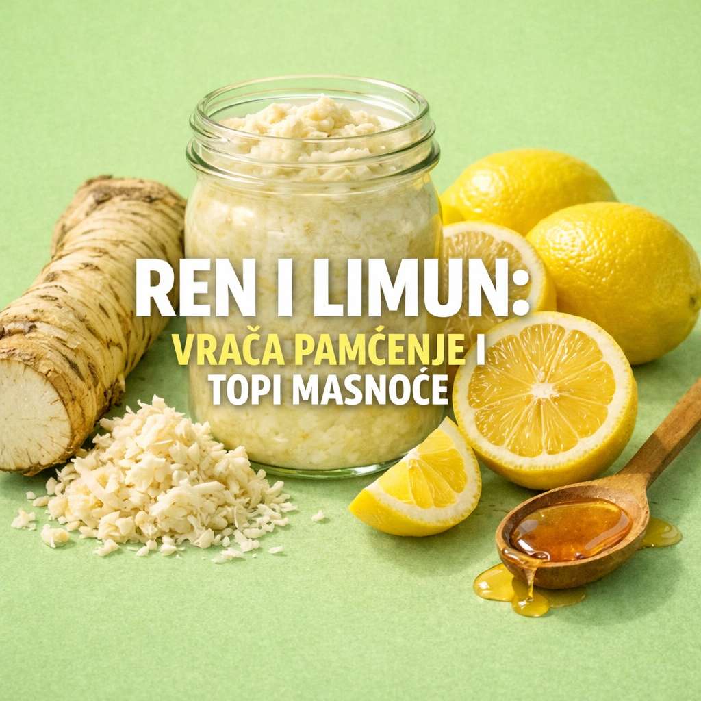 Eliksir za mozak i tijelo: Ren i limun – lijek koji vraća pamćenje, izoštrava vid i topi masnoće kao nijedan drugi!