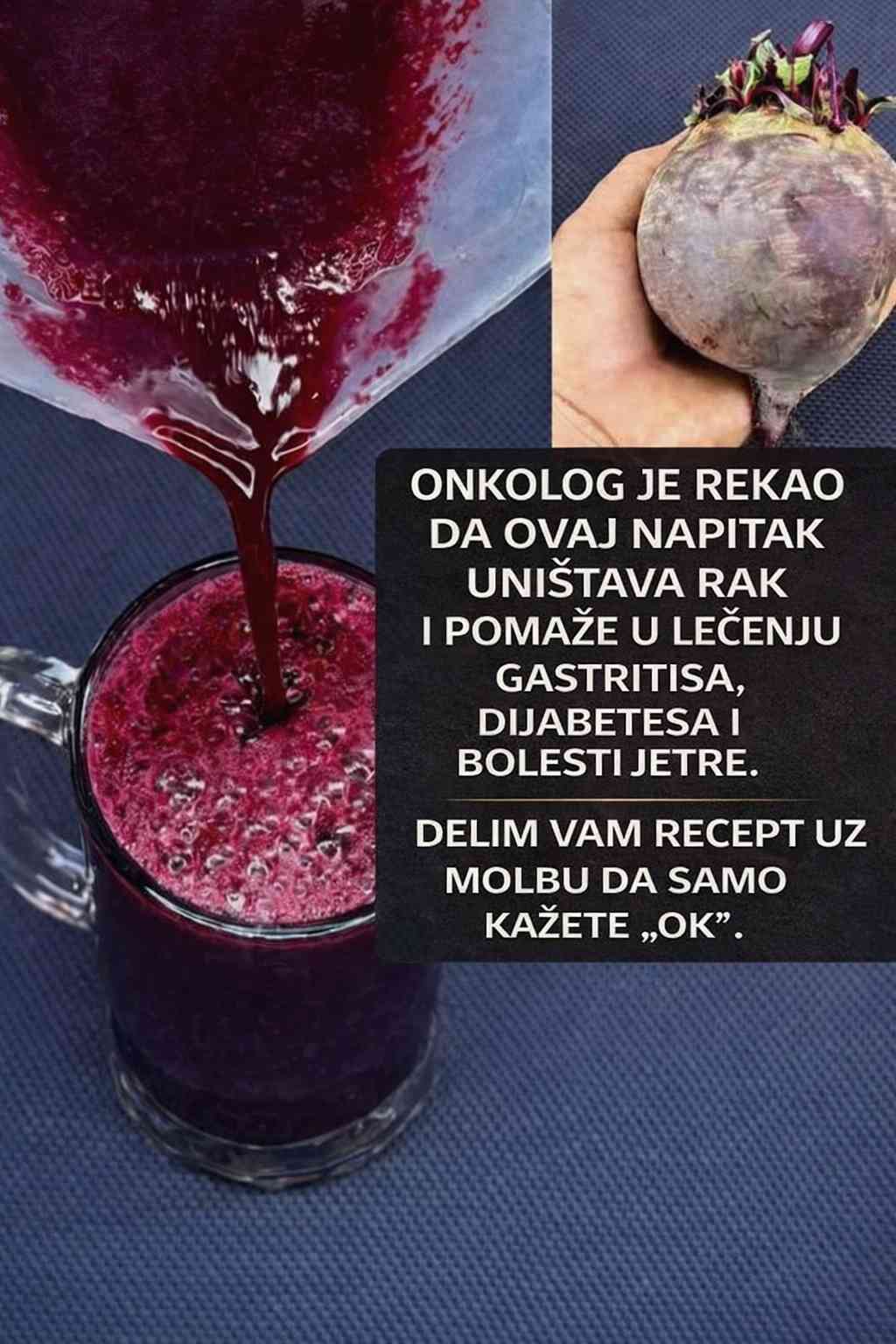 UPOZORENJE! Sok od cvekle ubija ćelije raka za 42 dana