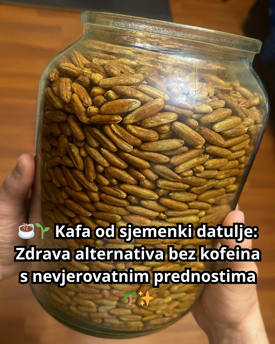 ☕🌴 Kafa od koštica hurmi – bez kofeina i s iznenađujućim prednostima 💡✨