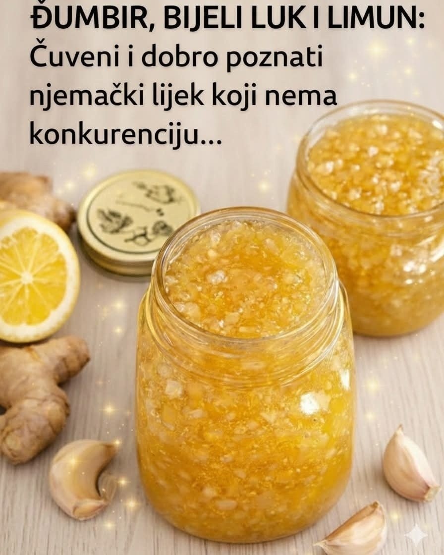 ĐUMBIR, BIJELI LUK I LIMUN: Čuveni i dobro poznati njemački lijek koji nema konkurenciju…