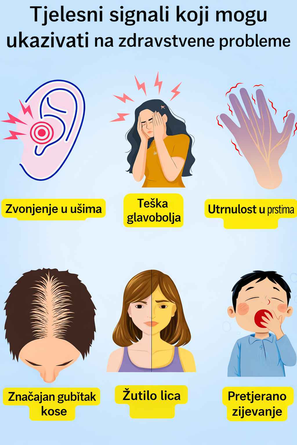 ⚠️👀 Tjelesni signali koji mogu ukazivati ​​na zdravstvene probleme 🩺✨