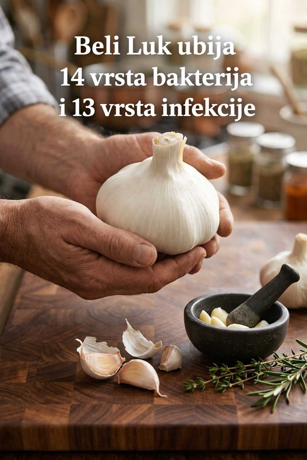 🌿 Moćne zdravstvene prednosti bijelog luka (Beli Luk)