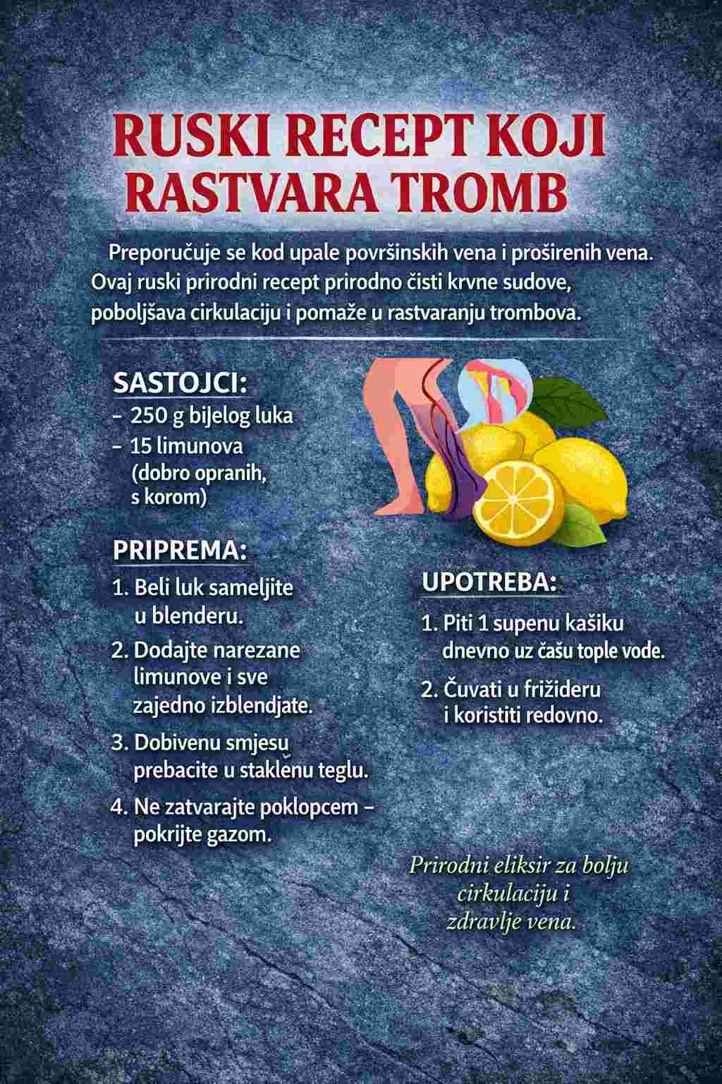 Kako rastvoriti tromb