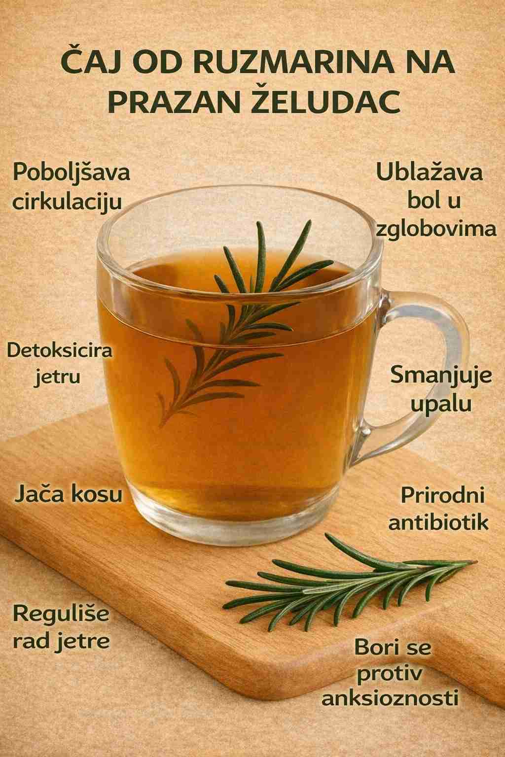 Čaj od ruzmarina na prazan želudac – prirodni eliksir zdravlja