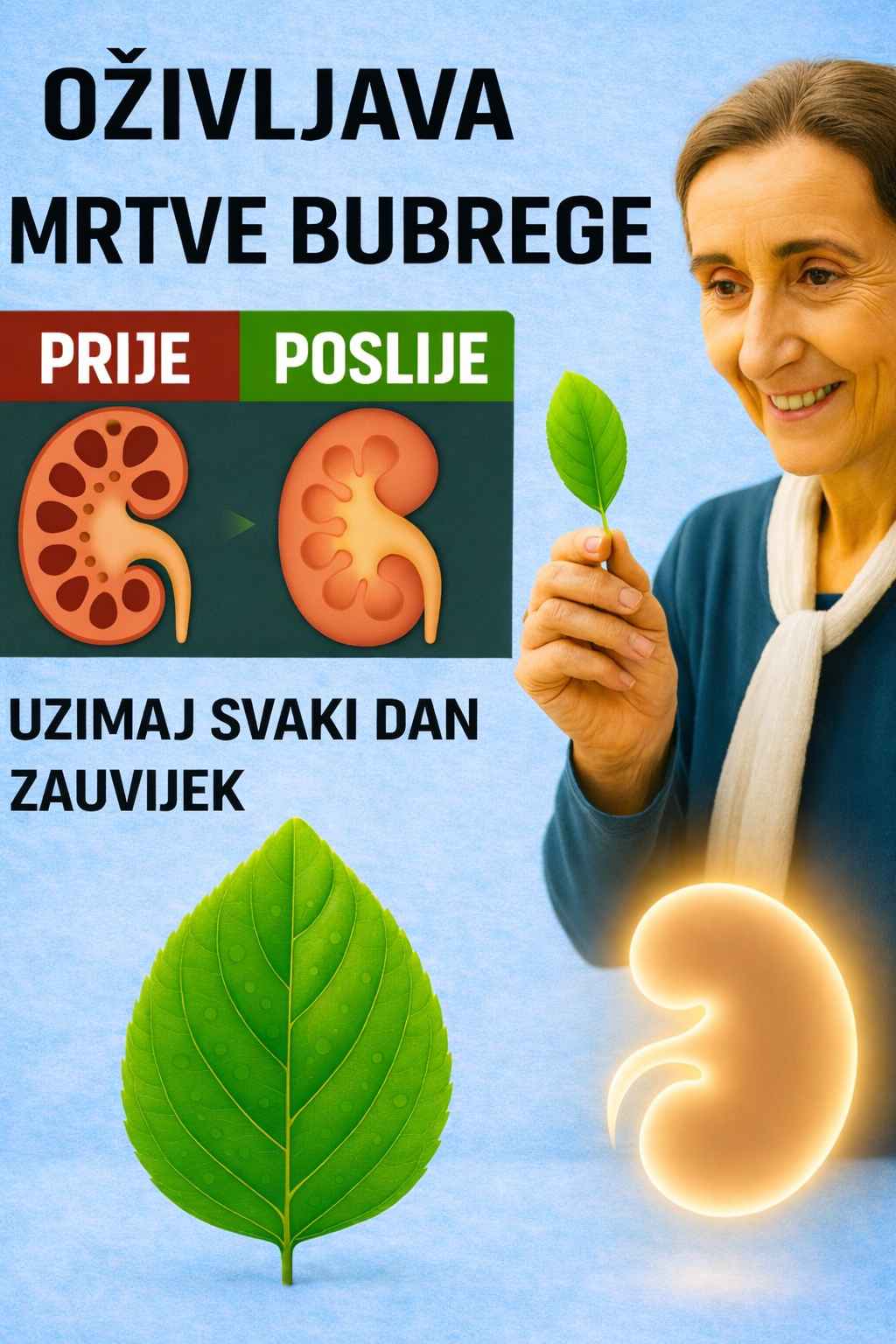 Oživljava mrtve bubrege – prirodna snaga biljnih listova
