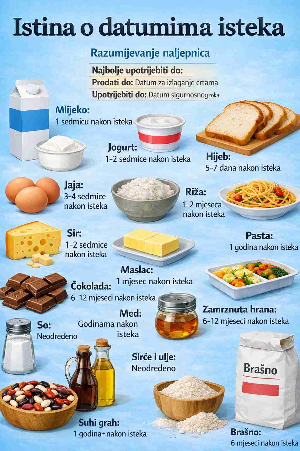 🥗 Istina o datumima isteka: Šta zapravo znače i koliko su važni?