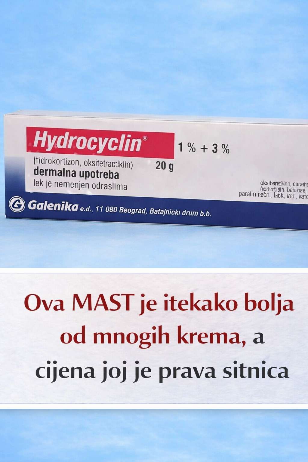 Ova MAST je itekako bolja od mnogih krema, a cijena joj je prava sitnica