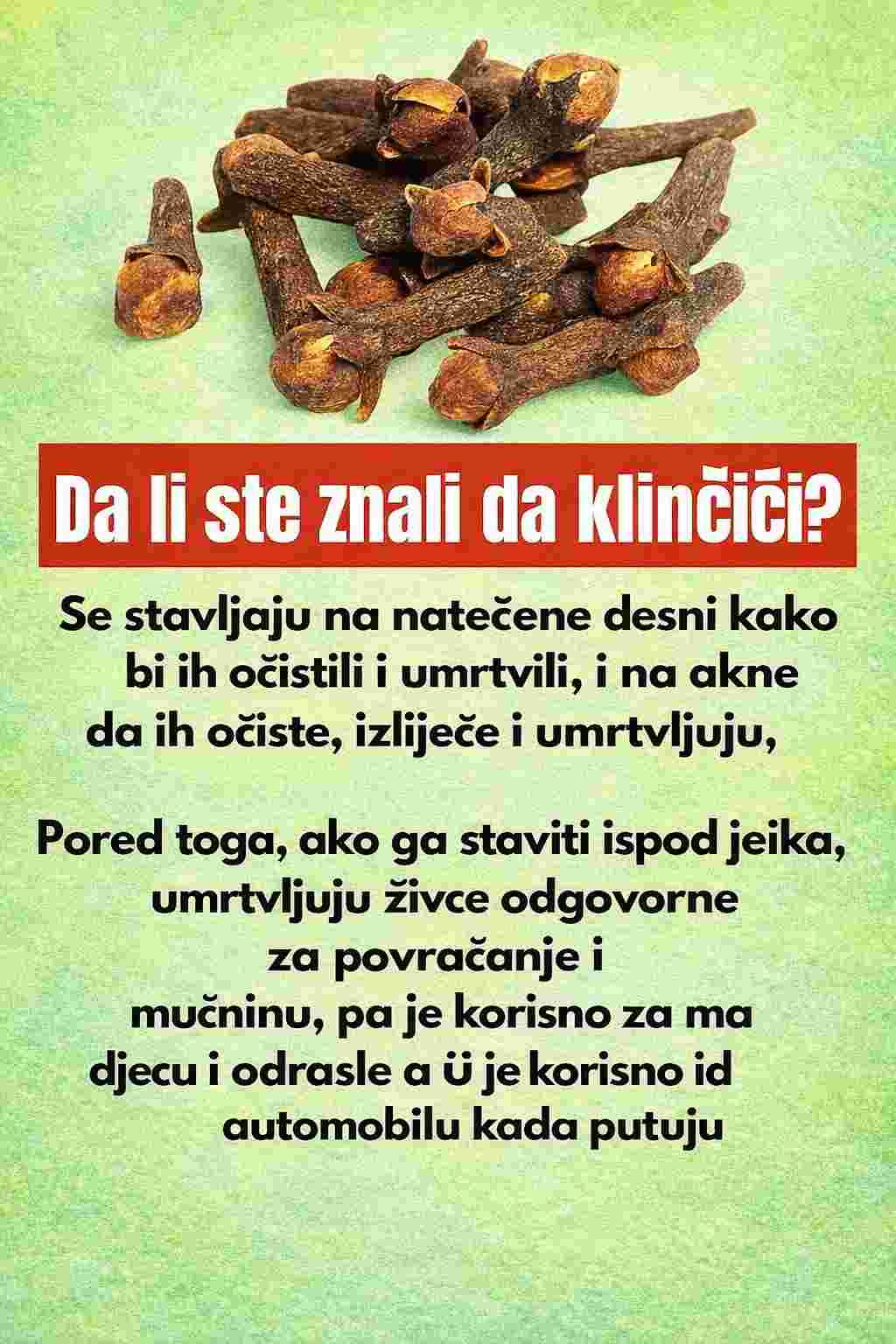 Zdravstvene prednosti karanfilića 🌿