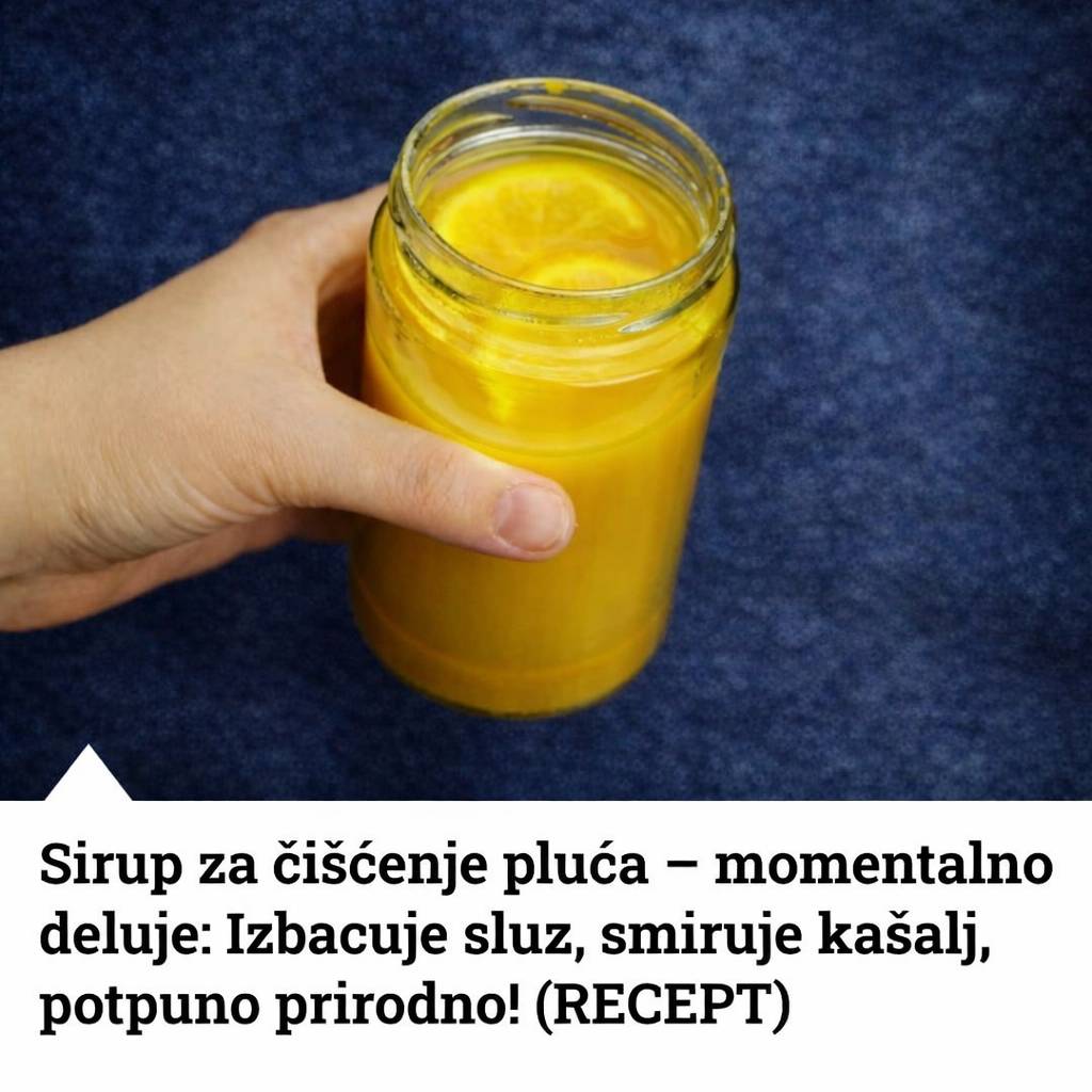 Sirup za čišćenje pluća – prirodan recept
