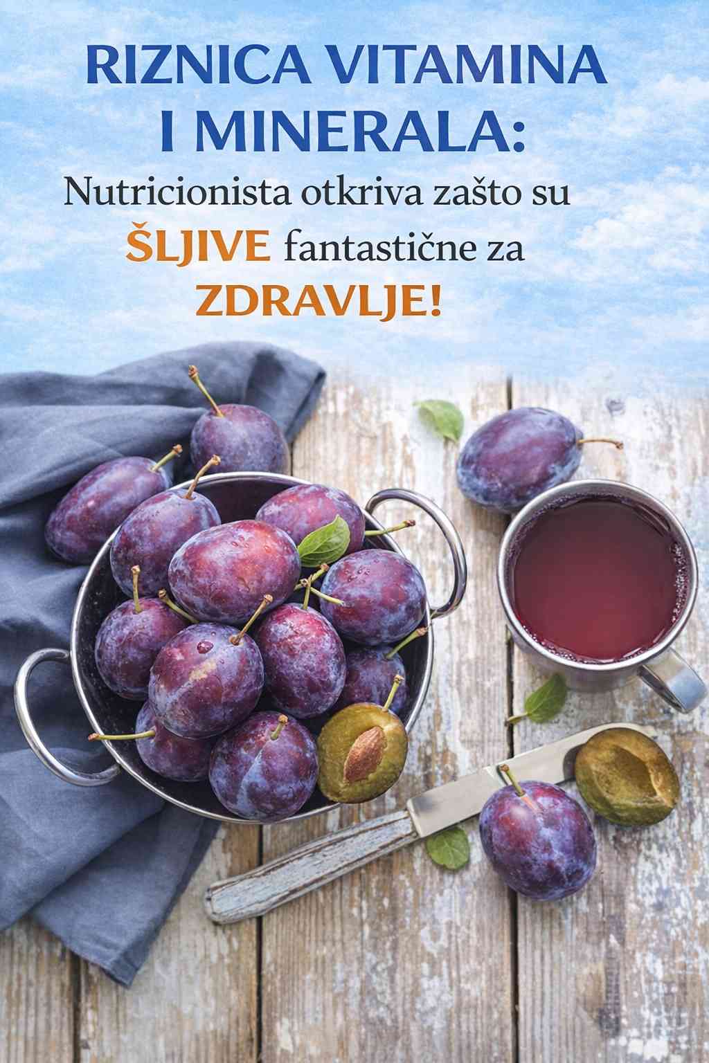 Šljive – prava riznica vitamina i minerala