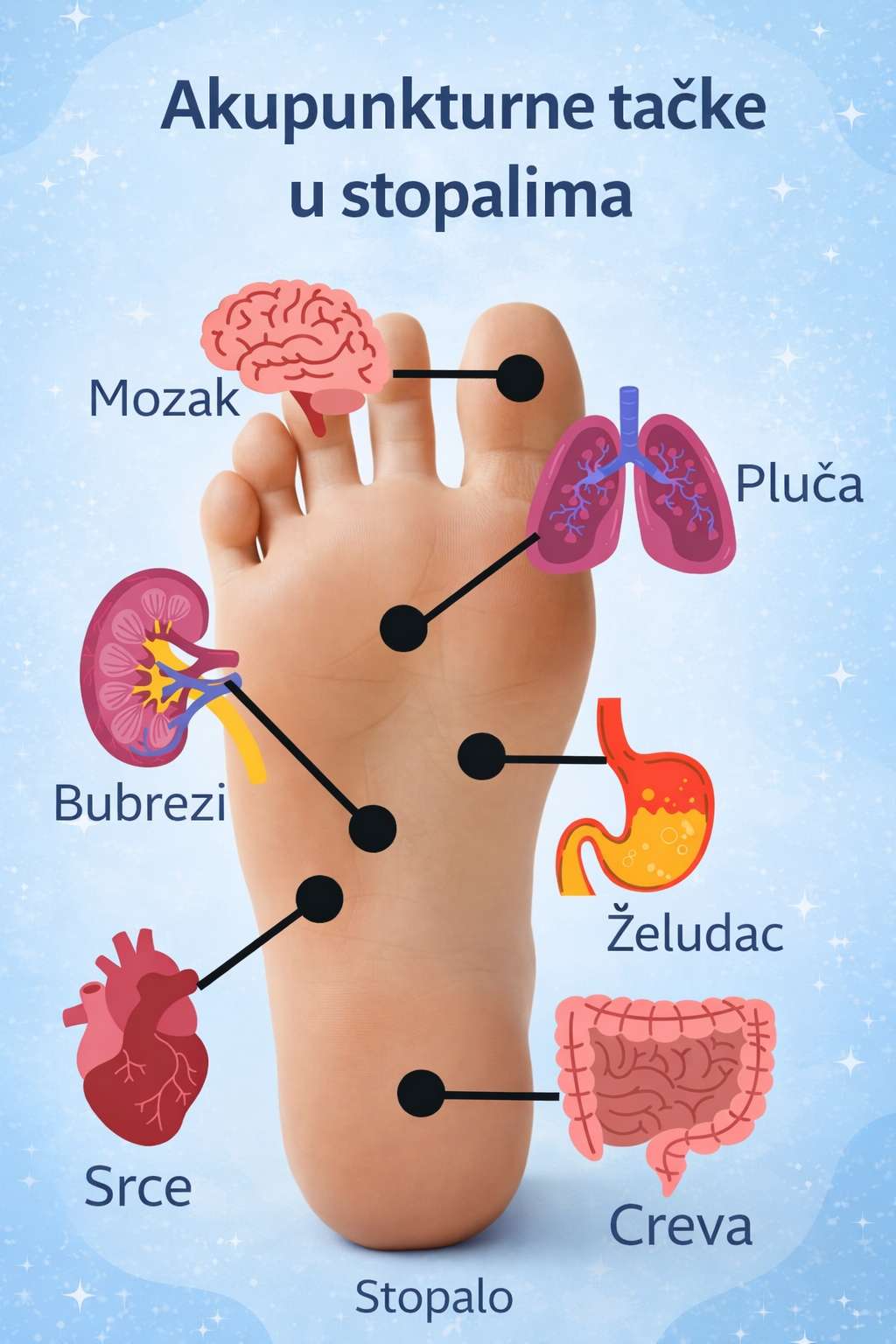 Akupunkturne tačke na vašim stopalima: Prirodno iscjeljenje pritiskom