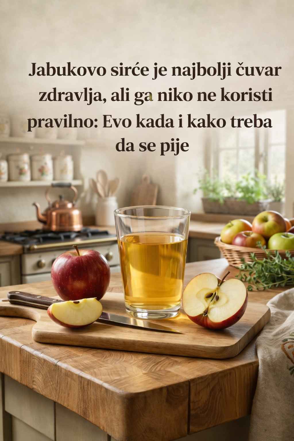 Jabukovo sirće: Prirodni poticaj za vaše zdravlje