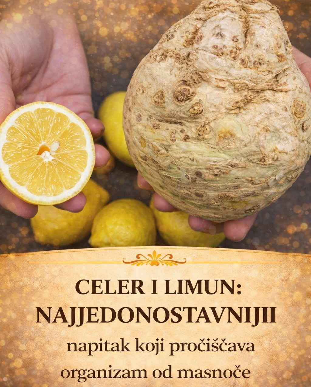 CELER I LIMUN:NAJJEDONOSTAVNIJI napitak koji pročišćava organizam od masnoće…