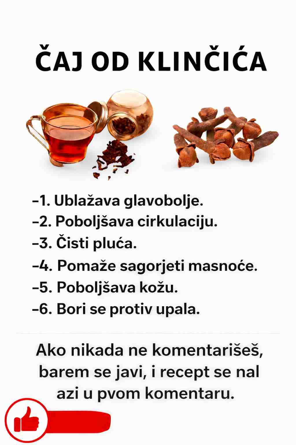 Čaj od klinčića – prirodni napitak za zdravlje i imunitet