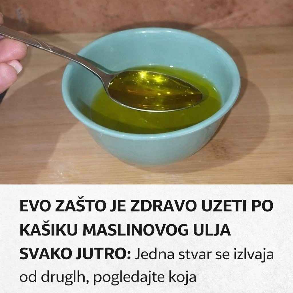 EVO ZAŠTO JE ZDRAVO UZETI PO KAŠIKU MASLINOVOG ULJA SVAKO JUTRO: Jedna stvar se izdvaja od drugih, pogledajte koja