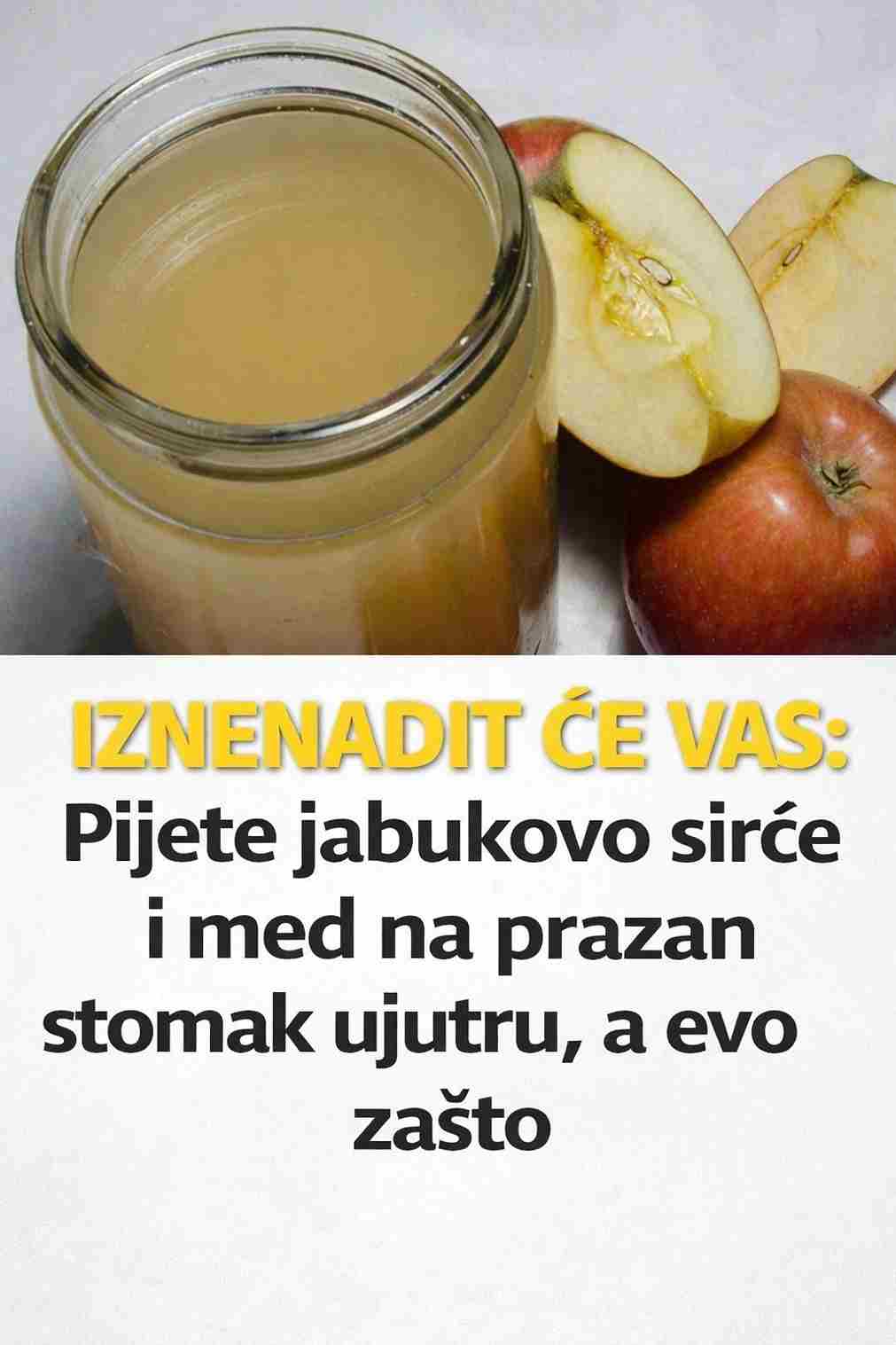 IZNENADIT ĆE VAS: Pijete jabukovo sirće i med na prazan stomak ujutru, a evo zašto