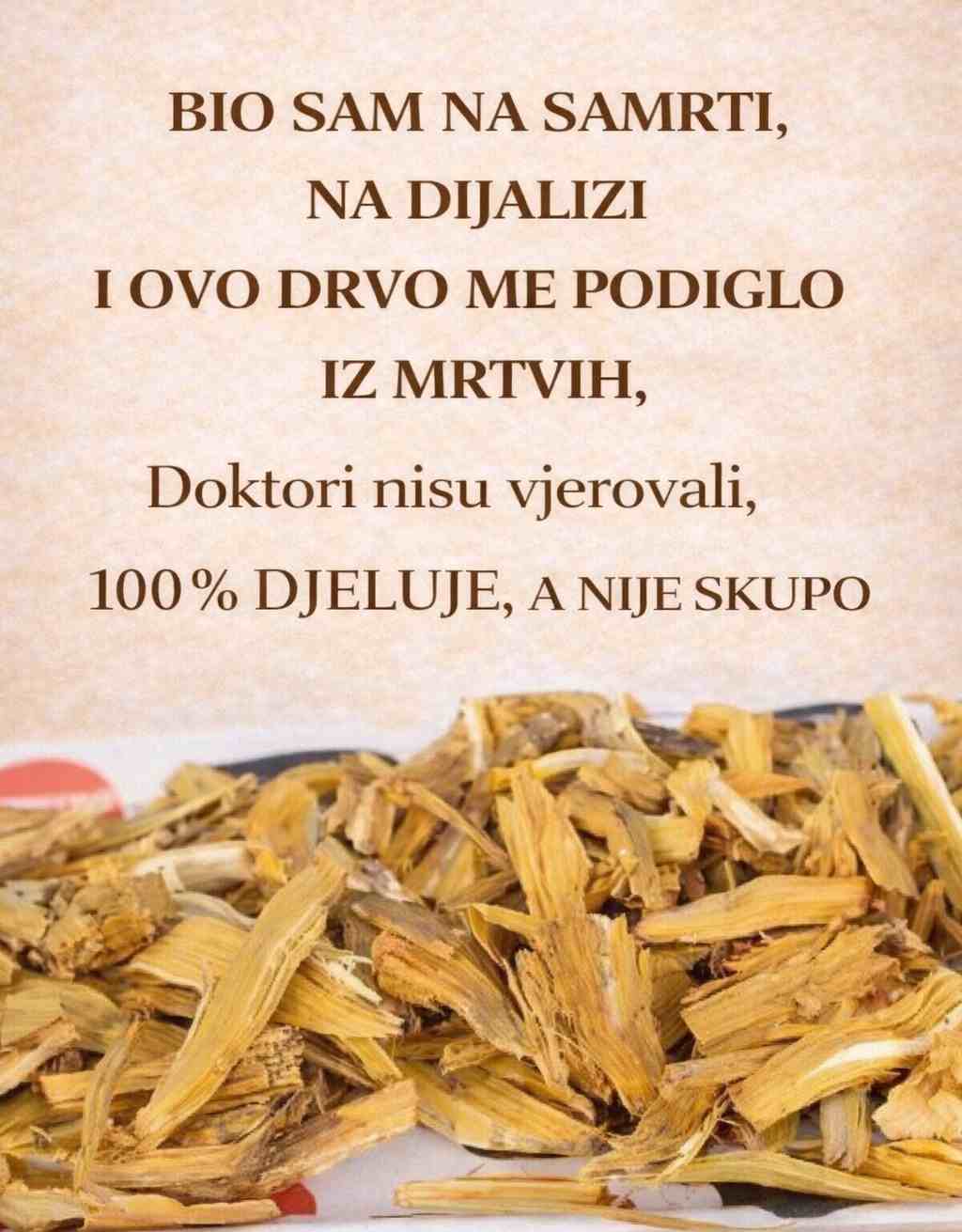 BIO SAM NA SAMRTI, NA DIJALIZI, I OVO DRVO ME PODIGLO IZ MRTVIH, DOKTORI NISU VJEROVALI, 100 % DJELUJE, A NIJE SKUPO