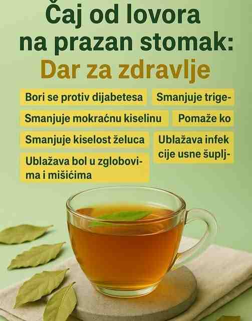 ČAJ 0D L0V0RA NA PRAZAN ST0MAK: Jednostavan jutarnji ritual za PRIR0DN0 zdravlje