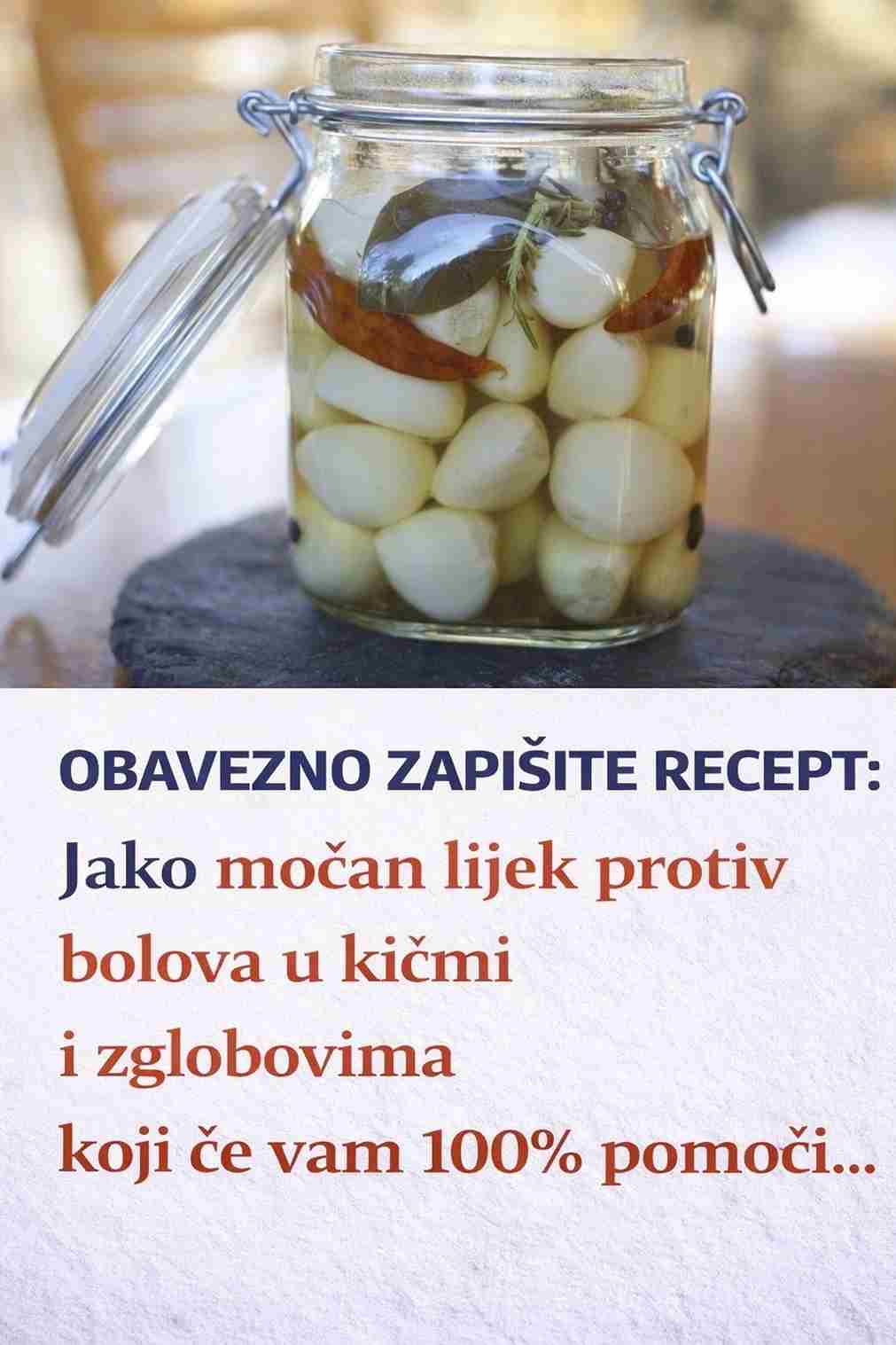 OBAVEZNO ZAPIŠITE RECEPT: Jako moćan lijek protiv bolova u kičmi i zglobovima koji će vam 100% pomoći…