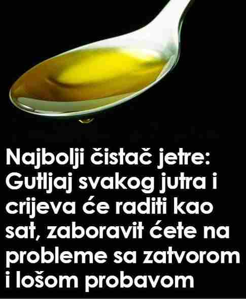 Najbolji čistač jetre: samo gutljaj svakog jutra I crijeva će raditi kao sat…