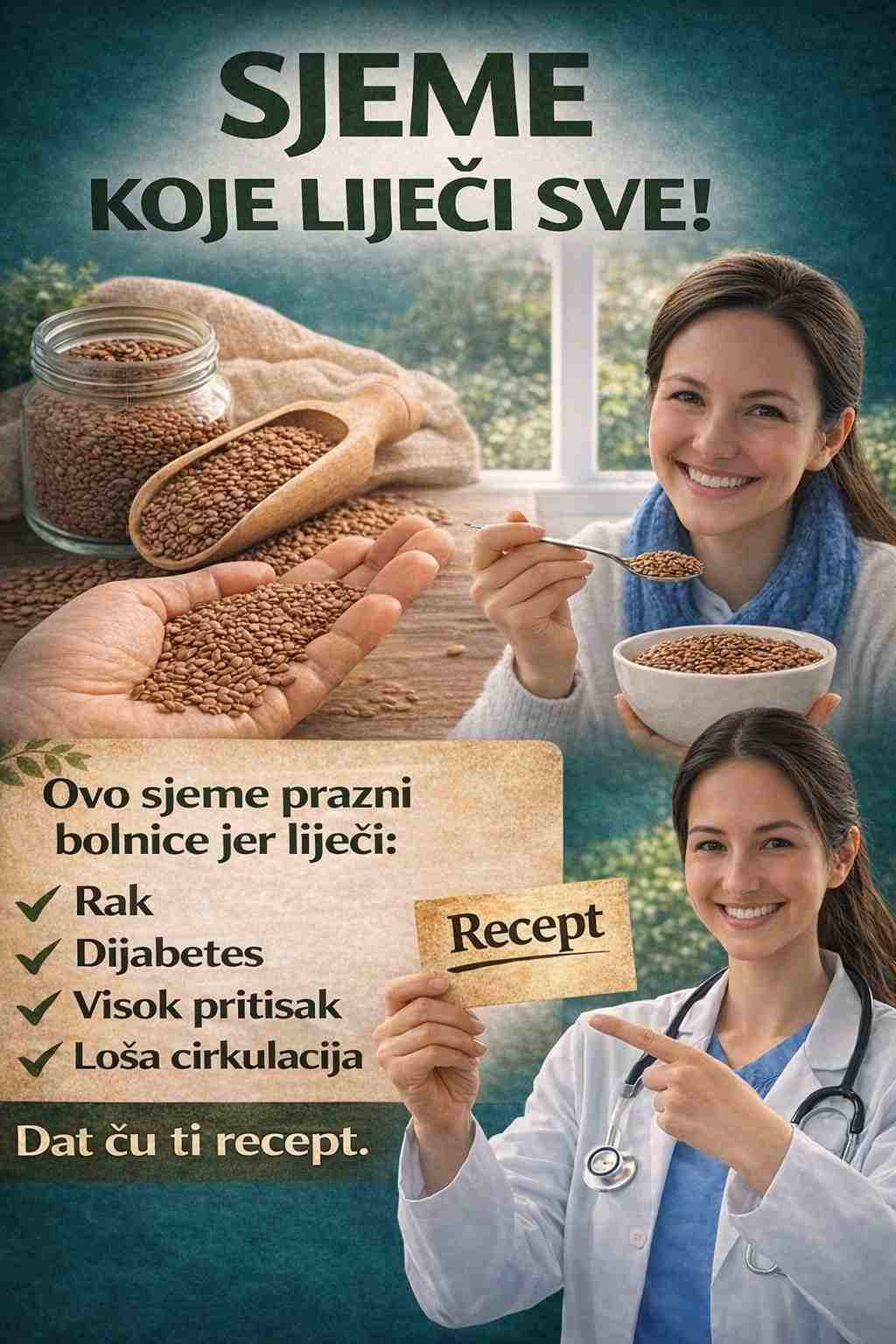 6 Sjemenki koje Podržavaju Zdravlje i Jačaju Organizam