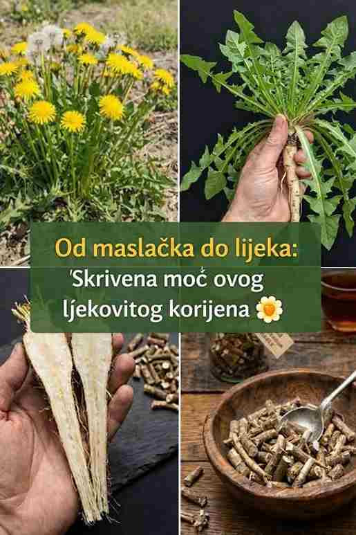 Prava moć maslačka je u korijenu