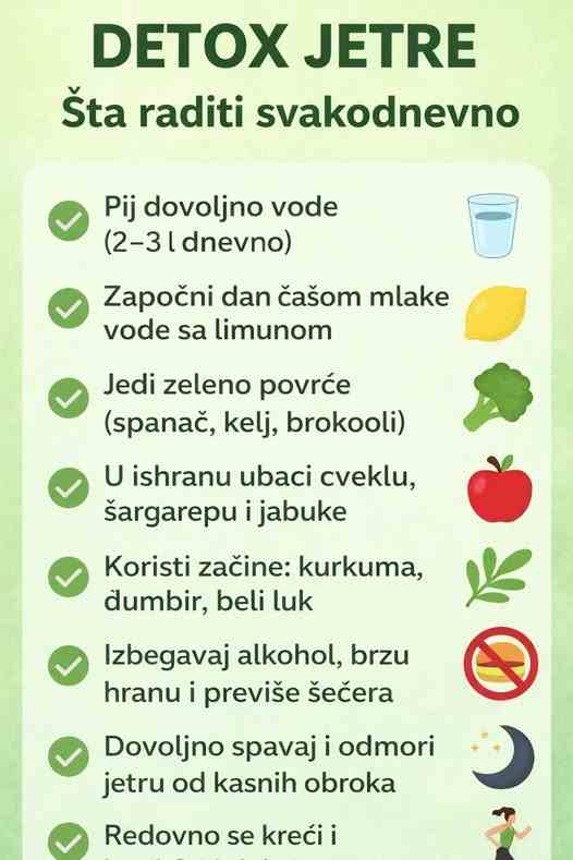 SVAK0DNEVNE NAVIKE ZA ZDRAVU JETRU