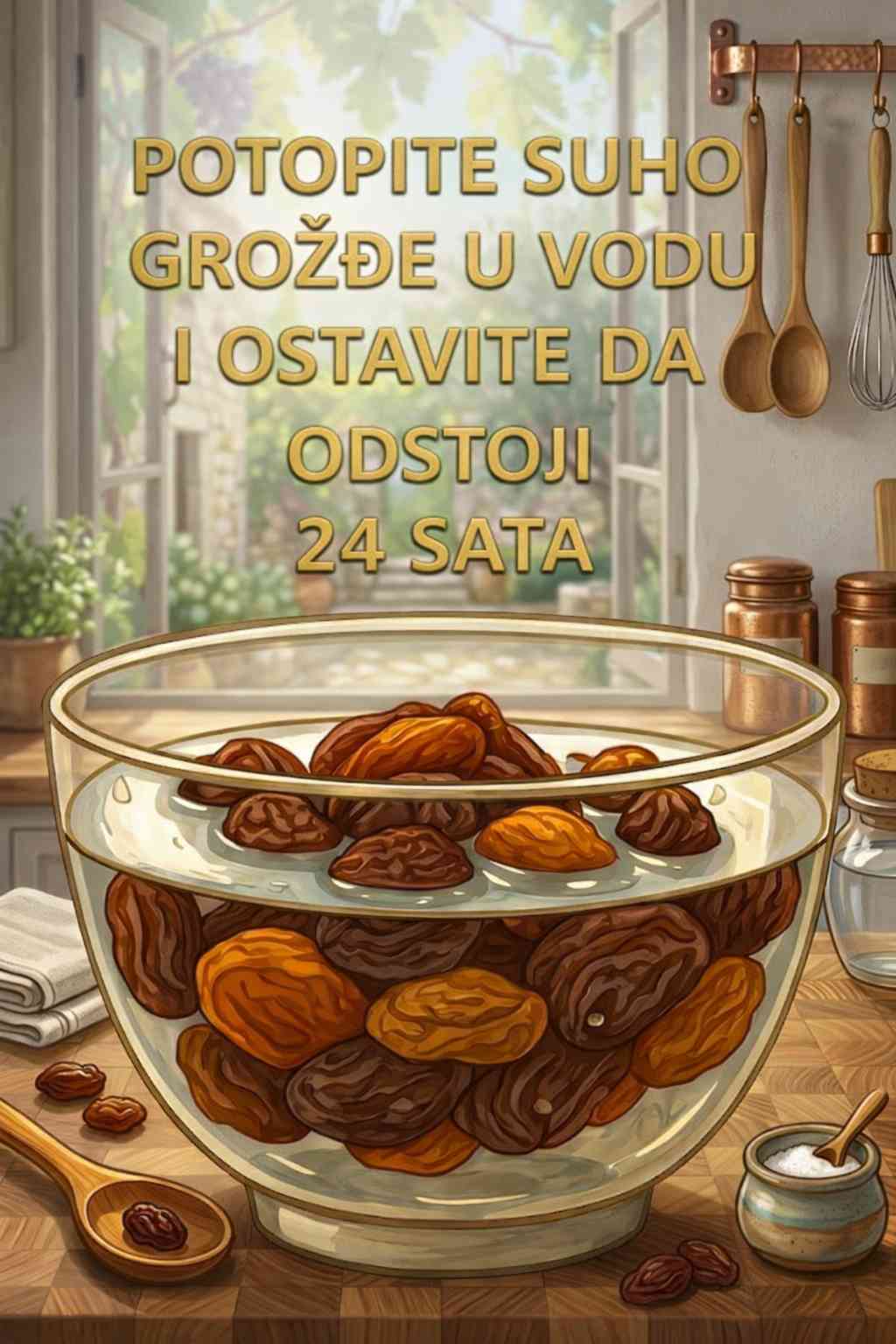 Voda od grožđica: Jednostavan prirodni napitak za bolje zdravlje