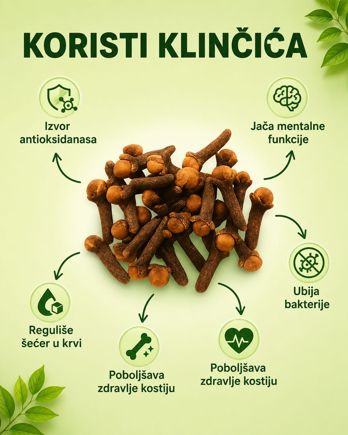 🌿 Nevjerovatne prednosti klinčića koje biste trebali znati! 👀