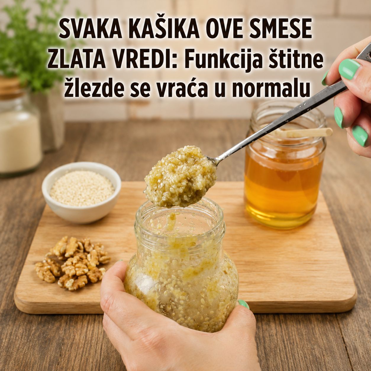 🌿✨ Svaka kašika ove prirodne mješavine vrijedi zlata! ✨🌿