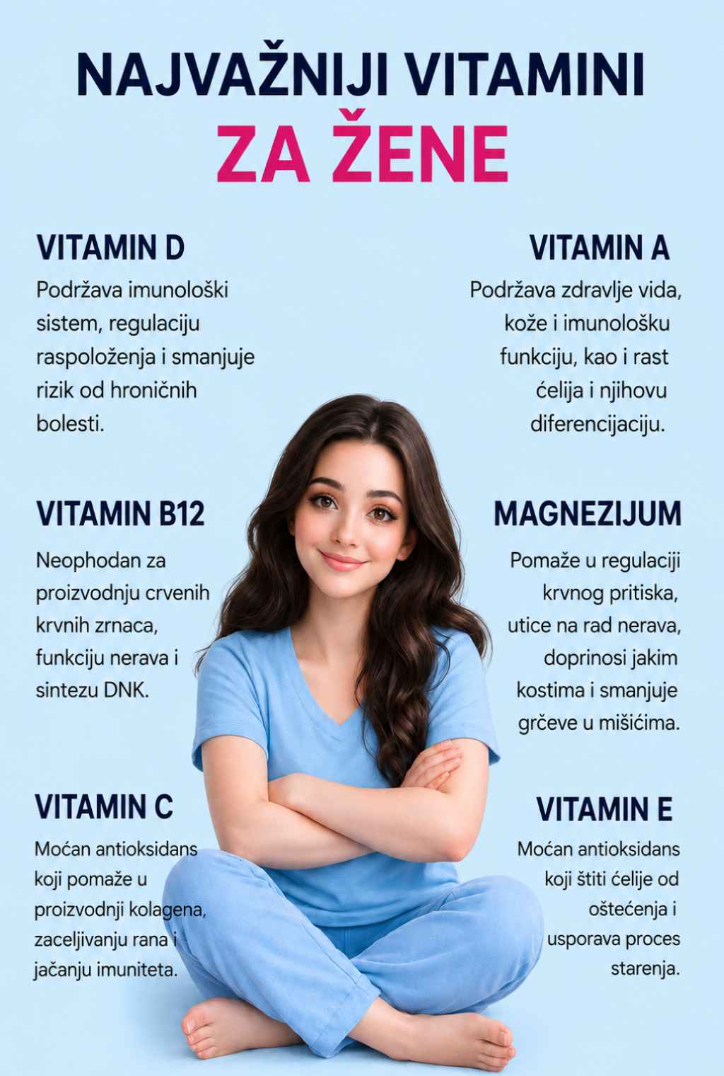 🌸 Esencijalni vitamini potrebni svakoj ženi za bolje zdravlje 💖