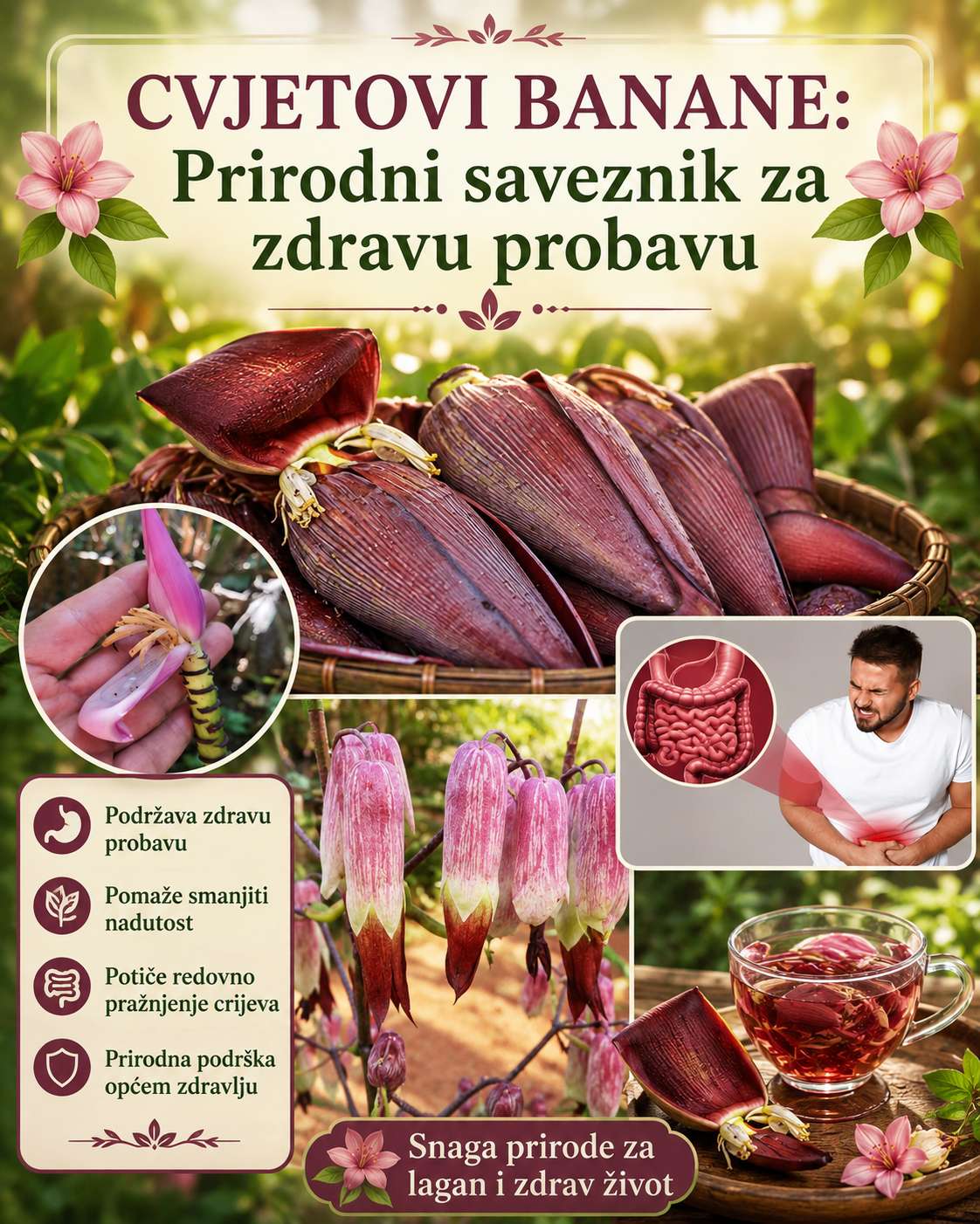 7 nevjerovatnih zdravstvenih prednosti cvjetova banane