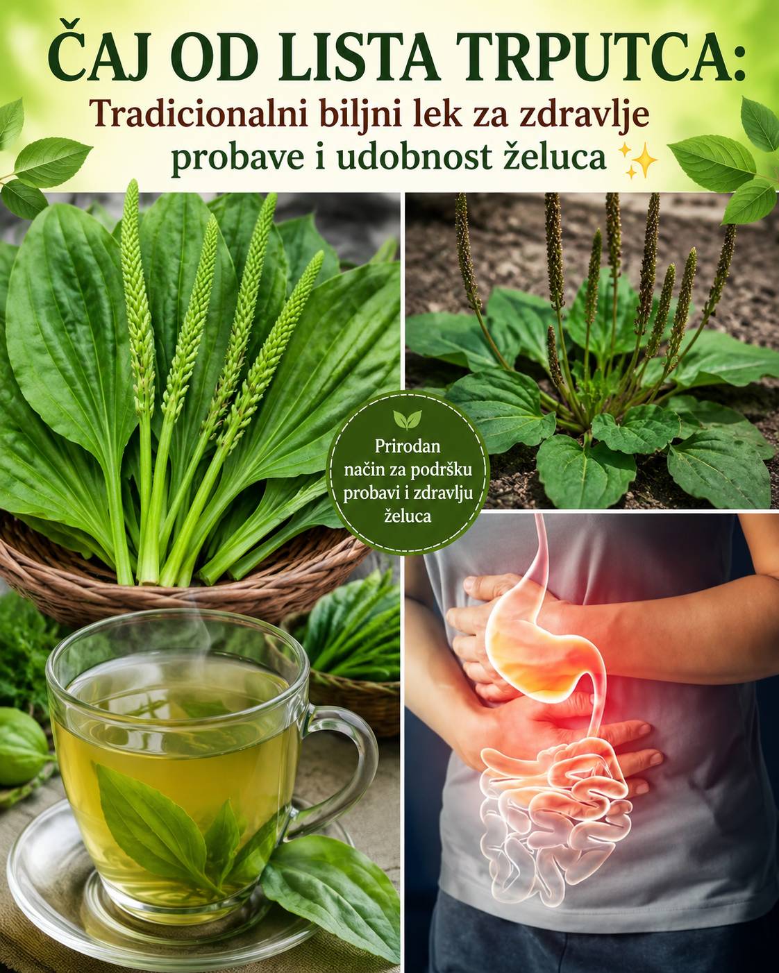 🌿 Čaj od lista bokvice: Tradicionalni biljni lijek za zdravlje probavnog sistema i udobnost želuca ✨