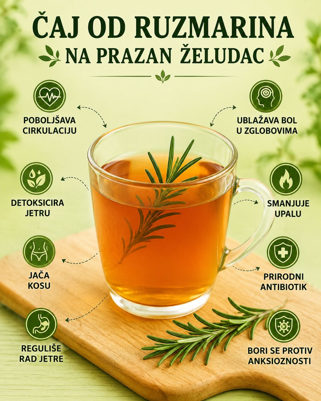 🌿 Čaj od ruzmarina: Tradicionalni biljni napitak za zdravlje i vitalnost ☕
