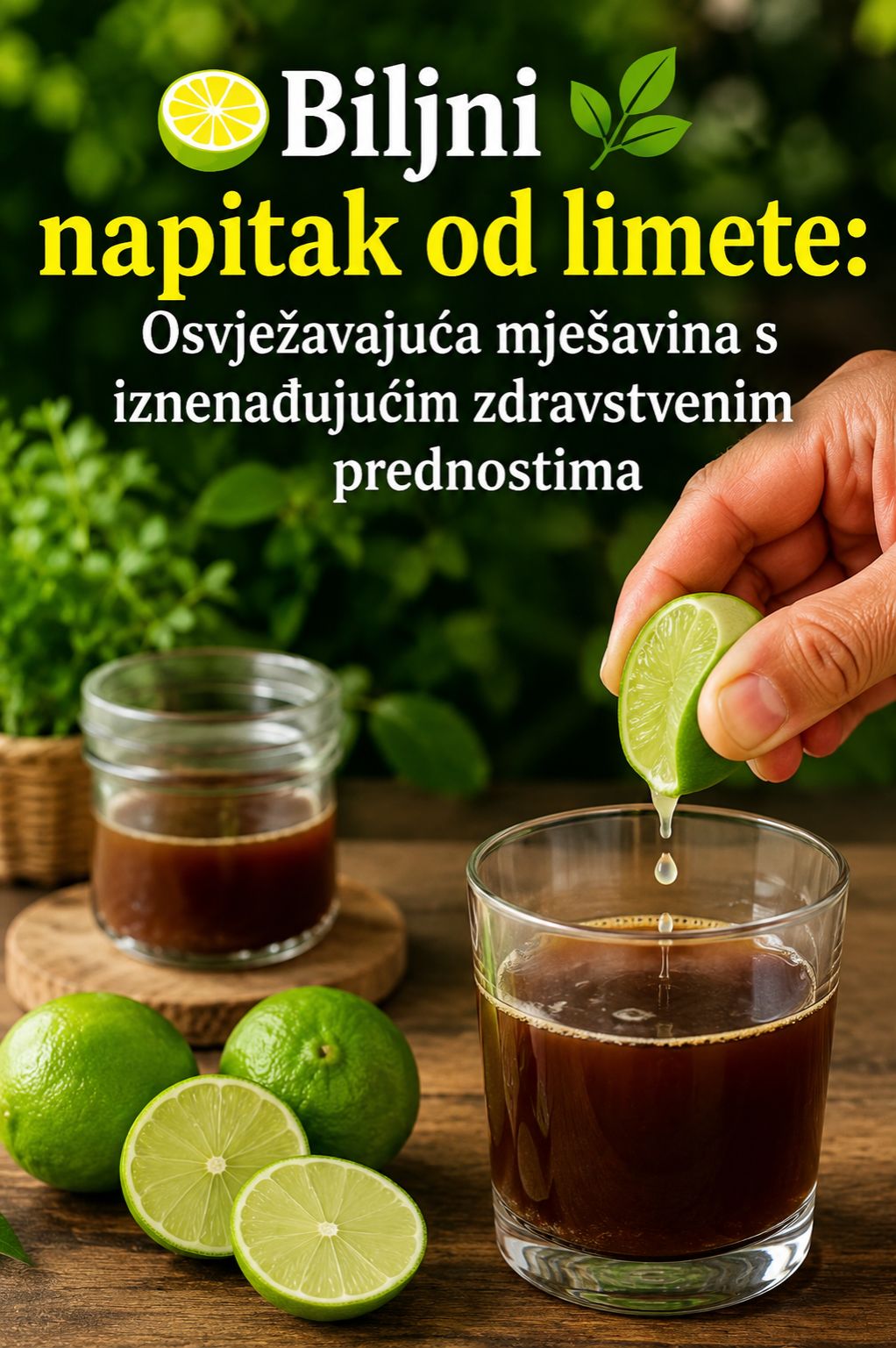 🍋🌿 Biljni napitak od limete: Osvježavajuća mješavina s iznenađujućim zdravstvenim prednostima